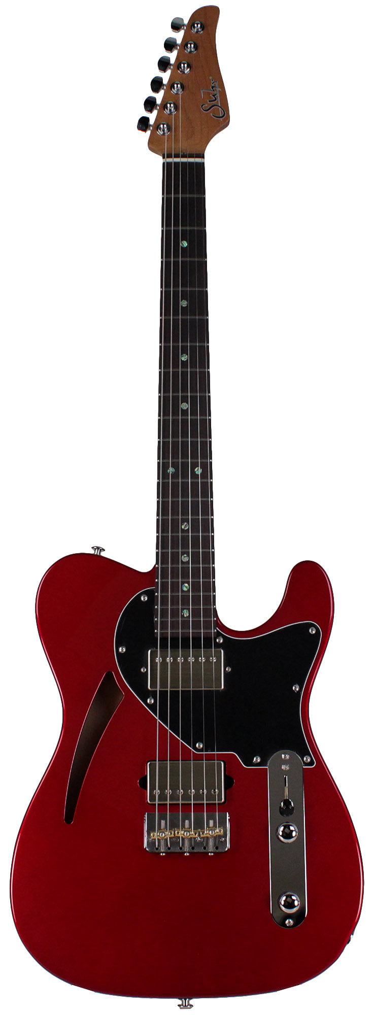 Suhr Select Alt T Cat's Eye Guitar, Candy Apple Red Metallic