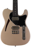 Suhr Select Alt T Cat's Eye Guitar, Shoreline Gold, Black - Humbucker Music