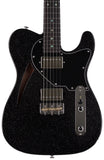 Suhr Select Alt T Cat's Eye Guitar, Graphite Metallic, Black