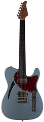 Suhr Select Alt T Cat's Eye Guitar, Ice Blue Metallic, Tortoise Shell