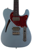 Suhr Select Alt T Cat's Eye Guitar, Ice Blue Metallic, Tortoise Shell - Humbucker Music