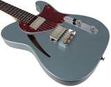 Suhr Select Alt T Cat's Eye Guitar, Ice Blue Metallic, Tortoise Shell - Humbucker Music