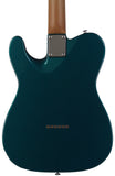 Suhr Select Alt T Cat's Eye Guitar, Ocean Turquoise Metallic, Tortoise Shell