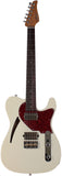 Suhr Select Alt T Cat's Eye Guitar, Olympic White, Tortoise Shell