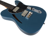 Suhr Select Alt T Cat's Eye Guitar, Pelham Blue, Black