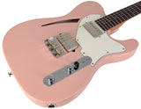 Suhr Select Alt T Cat's Eye Guitar, Shell Pink, Parchment - Humbucker Music
