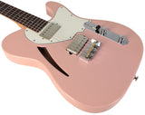 Suhr Select Alt T Cat's Eye Guitar, Shell Pink, Parchment - Humbucker Music
