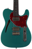 Suhr Select Alt T Cat's Eye Guitar, Sherwood Green Metallic, Tortoise Shell