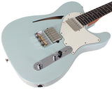 Suhr Select Alt T Cat's Eye Guitar, Sonic Blue, Parchment