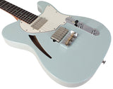 Suhr Select Alt T Cat's Eye Guitar, Sonic Blue, Parchment