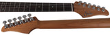 Suhr Select Alt T Cat's Eye Guitar, 3-Tone Burst, Black