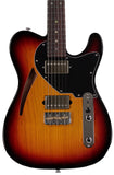 Suhr Select Alt T Cat's Eye Guitar, 3-Tone Burst, Black