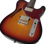 Suhr Select Alt T Cat's Eye Guitar, 3-Tone Burst, Tortoise Shell