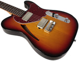 Suhr Select Alt T Cat's Eye Guitar, 3-Tone Burst, Tortoise Shell