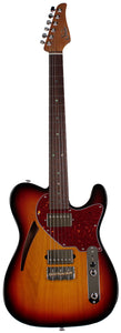 Suhr Select Alt T Cat's Eye Guitar, 3-Tone Burst, Tortoise Shell