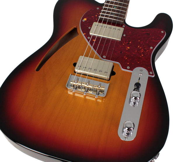 Suhr Select Alt T Cat's Eye Guitar, 3-Tone Burst, Tortoise Shell ...