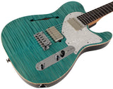 Suhr Select Alt T Plus Guitar, Bahama Blue - Humbucker Music