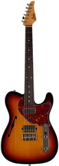 Suhr Alt T Guitar, 3-Tone Burst, Rosewood