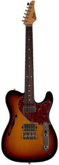 Suhr Alt T Guitar, 3-Tone Burst, Rosewood