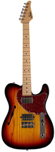 Suhr Alt T Guitar, 3 Tone Burst, Maple