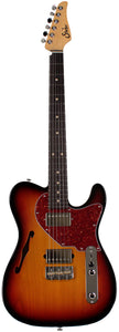 Suhr Alt T Guitar, 3-Tone Burst, Rosewood
