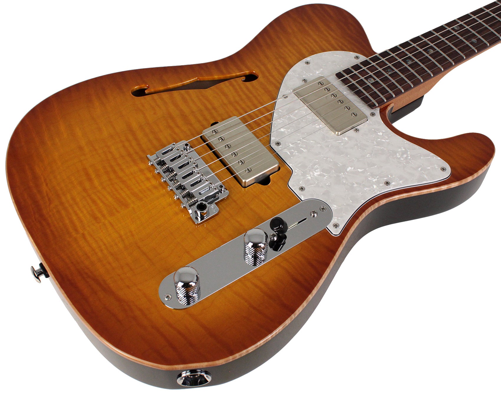 Suhr Select Alt T Guitar, Tea Burst | Humbucker Music