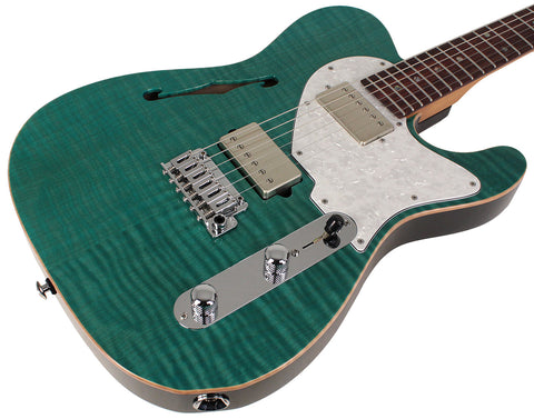 Suhr Select Alt T Guitar, Bahama Blue