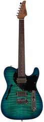 Suhr Select Alt T Guitar, Bahama Blue, Black PG