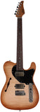 Suhr Select Alt T Guitar, Natural Burst, Black PG