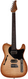 Suhr Select Alt T Guitar, Natural Burst, Black PG