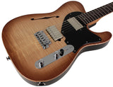 Suhr Select Alt T Guitar, Natural Burst, Black PG