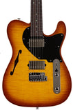 Suhr Select Alt T Guitar, Tea Burst, Black PG