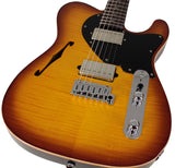 Suhr Select Alt T Guitar, Tea Burst, Black PG