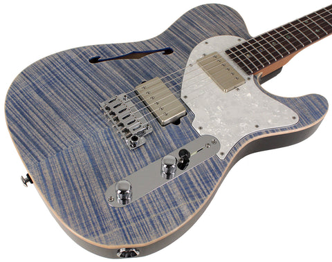 Suhr Select Alt T Guitar, Trans Blue Denim Slate