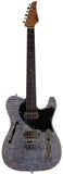 Suhr Select Alt T Guitar, Trans Blue Denim Slate, Black PG