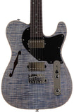 Suhr Select Alt T Guitar, Trans Blue Denim Slate, Black PG
