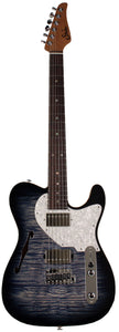 Suhr Select Alt T Guitar, Faded Trans Whale Blue Burst