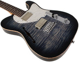 Suhr Select Alt T Guitar, Faded Trans Whale Blue Burst