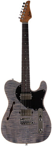 Suhr Select Alt T Guitar, Trans Blue Denim Slate, Black PG