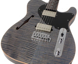 Suhr Select Alt T Guitar, Trans Blue Denim Slate, Black PG