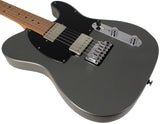 Suhr Andy Wood Signature Modern T HH Guitar, AW Silver - Humbucker Music
