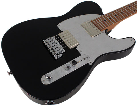 Suhr Andy Wood Signature Modern T HH Guitar, War Black - Humbucker Music