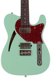 Suhr Select Alt T Cat's Eye Guitar, Surf Green, Tortoise Shell