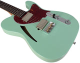 Suhr Select Alt T Cat's Eye Guitar, Surf Green, Tortoise Shell