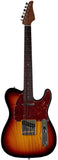 Suhr Select Classic T Roasted, Flamed, Swamp Ash, 3-Tone Burst, Rosewood