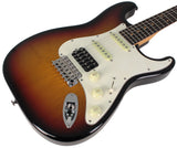 Suhr Classic S Antique Guitar, 3-Tone Burst, Rosewood, HSS