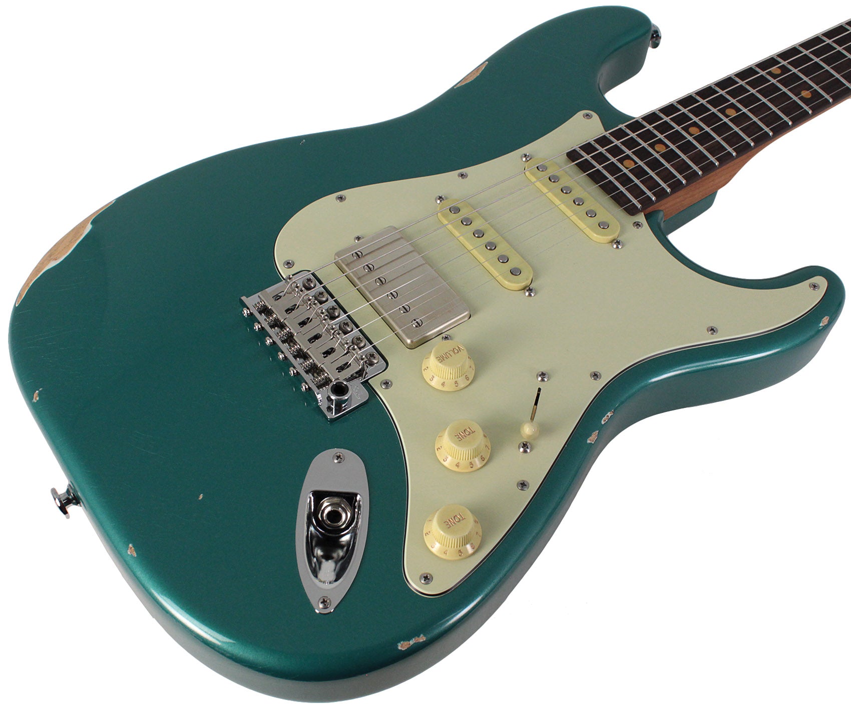 Suhr Select Classic S Antique HSS Guitar, Roasted Neck, Sherwood Suhr Select Classic S Antique HSS Guitar, Roasted Neck, Sherwood