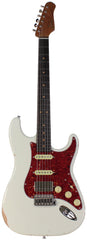 Suhr Select Classic S Antique HSS Guitar, Roasted Neck, Olympic White, Tortoise Shell