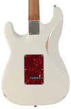 Suhr Select Classic S Antique HSS Guitar, Roasted Neck, Olympic White, Tortoise Shell - Humbucker Music