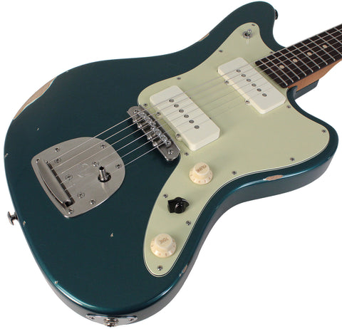 Suhr Limited Classic JM Antique Guitar, Ocean Turquoise Metallic